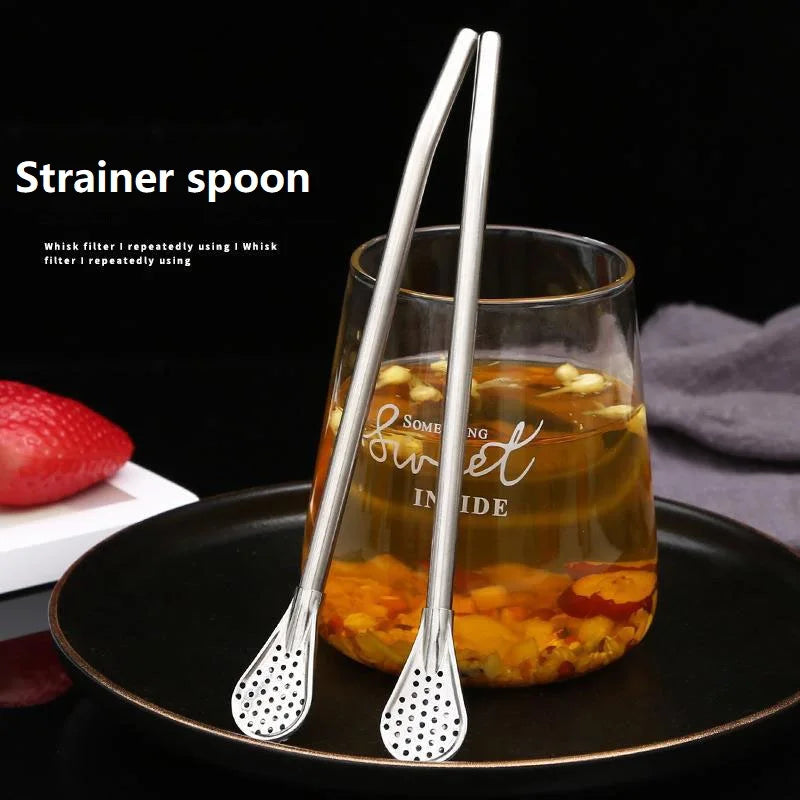 Stainless Steel Yerba Mate Bombilla – Washable Gourd Filter Straw Mate Bombilla Filter Babs