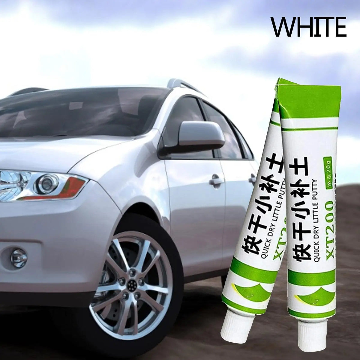 Car Body Putty Auto Scratch Repair Filler – Quick Dry 3 Colors Auto Scratch Repair Filler Babs