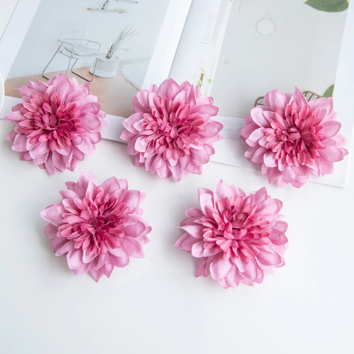 Silk Rose Artificial Flower Heads – Wedding & Home Decor Artificial Flower Heads Babs COLOR 1 20 pieces