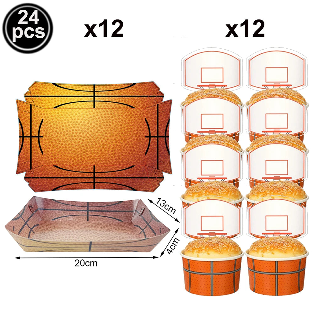 Basketball Birthday Party Supplies – Plates, Cups, Balloons & More