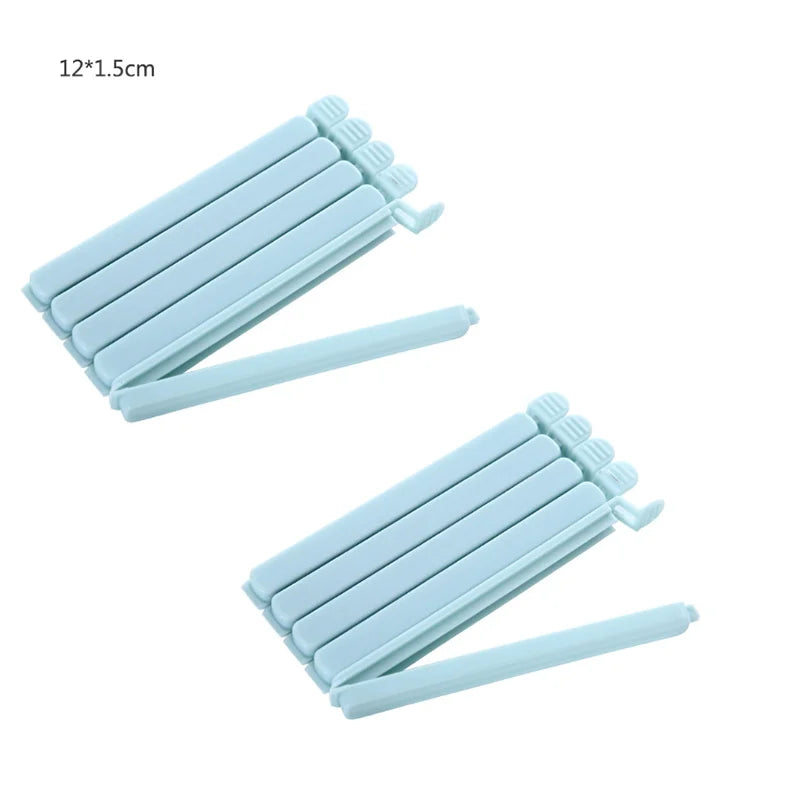 5-Pack Colorful Food Bag Sealing Clips | Kitchen Storage Food Bag Clips Babs 12cm Blue