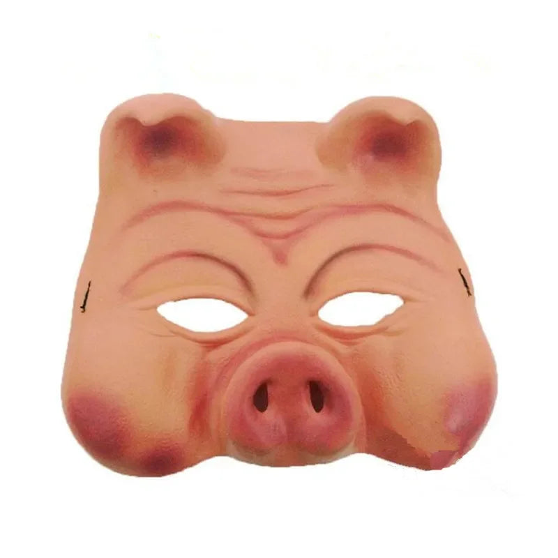 Scary Pig Head Latex Mask – Halloween Cosplay Costume Latex Costume Mask Babs