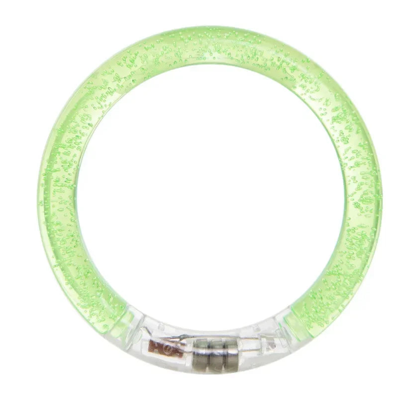 LED Light Up Glow Bracelet Watch – Party, Halloween & Cosplay LED Glow Bracelet Babs green bubble