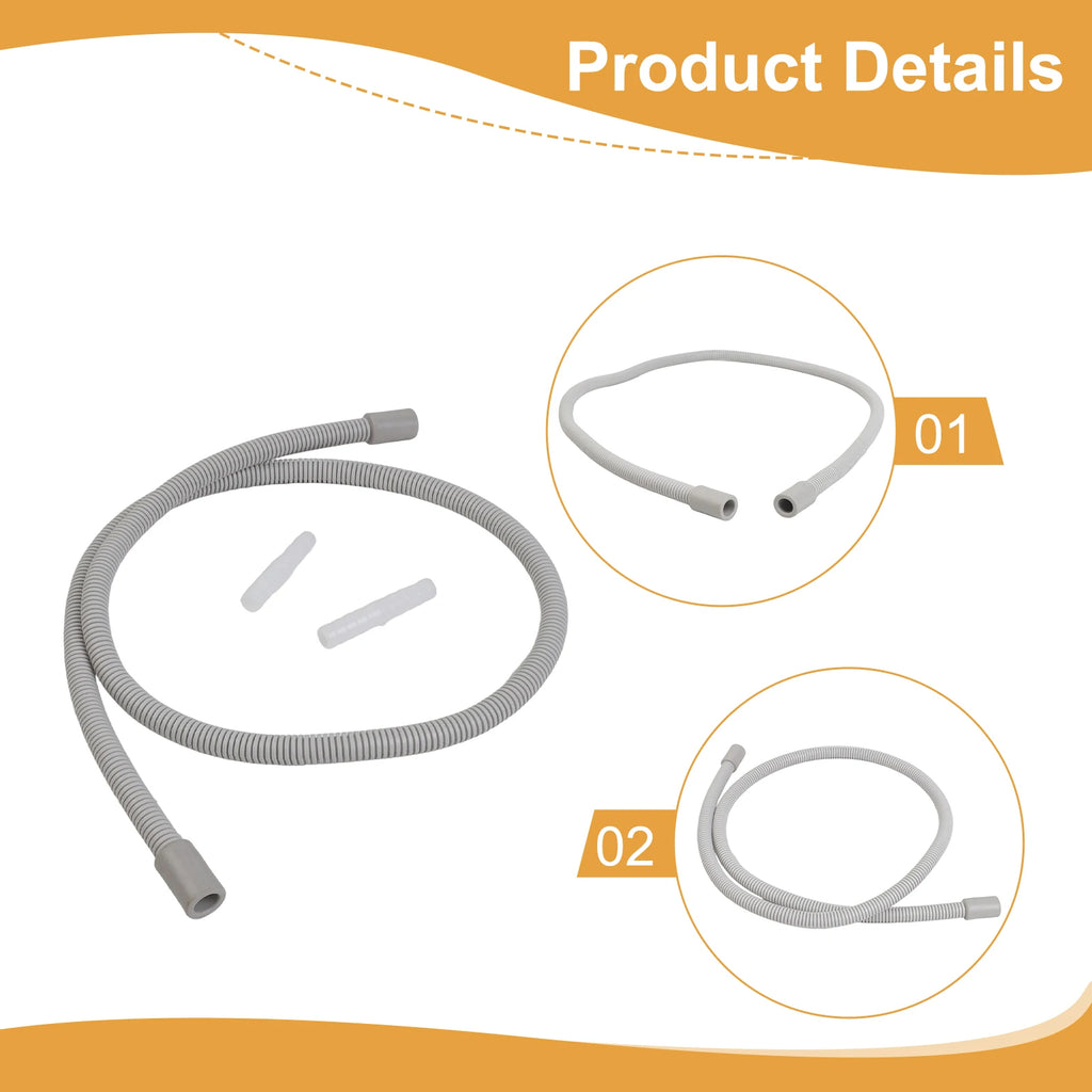 10mm Dryer Drain Hose Extension Pipe with Adapter | LEENKEA Dryer Drain Hose Babs
