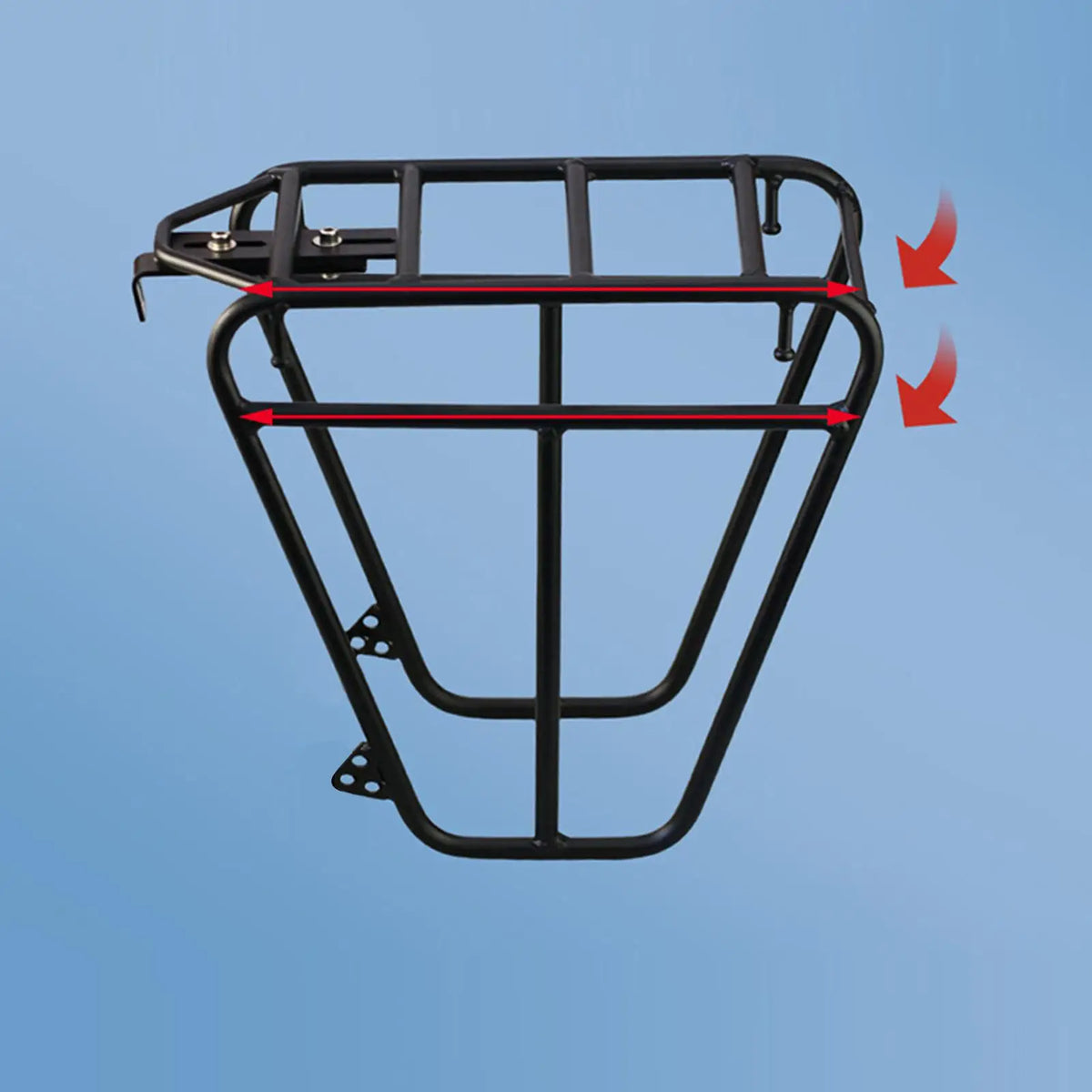 Front Bike Rack Steel Luggage Carrier – 25kg Load Capacity Front Bike Rack Babs