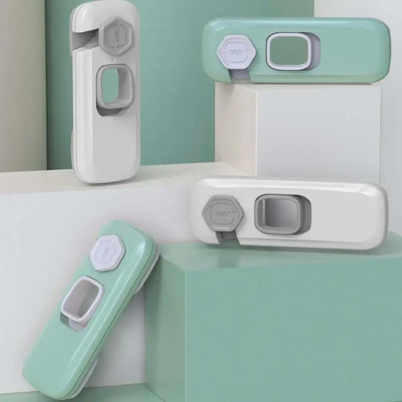 Refrigerator & Cabinet Door Safety Lock – Child Proof Clip Cabinet Safety Lock Babs