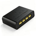 KEBIDUMEI 5-Port 1000Mbps Gigabit Network Switch RJ45 Splitter Gigabit Network Switch Babs black USB Type-C