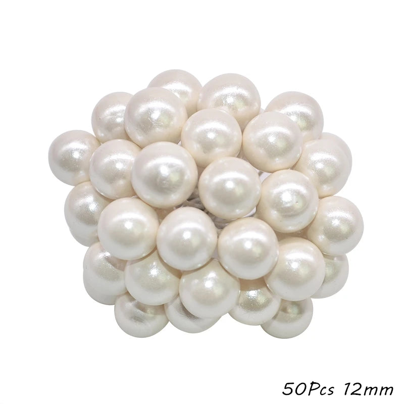 White Artificial Cherry Stamen Berry Bundle | DIY Xmas & Wedding Decor Artificial Flower Bundle Babs F01