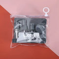 6-Piece Leak-Proof Refillable Travel Bottle Set + Toiletry Bag Travel Bottle Set Babs Grey