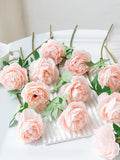 Silk Peony Artificial Flowers – Wedding & Home Décor 10/20 pcs Artificial Silk Flowers Babs Color 1 20 pcs