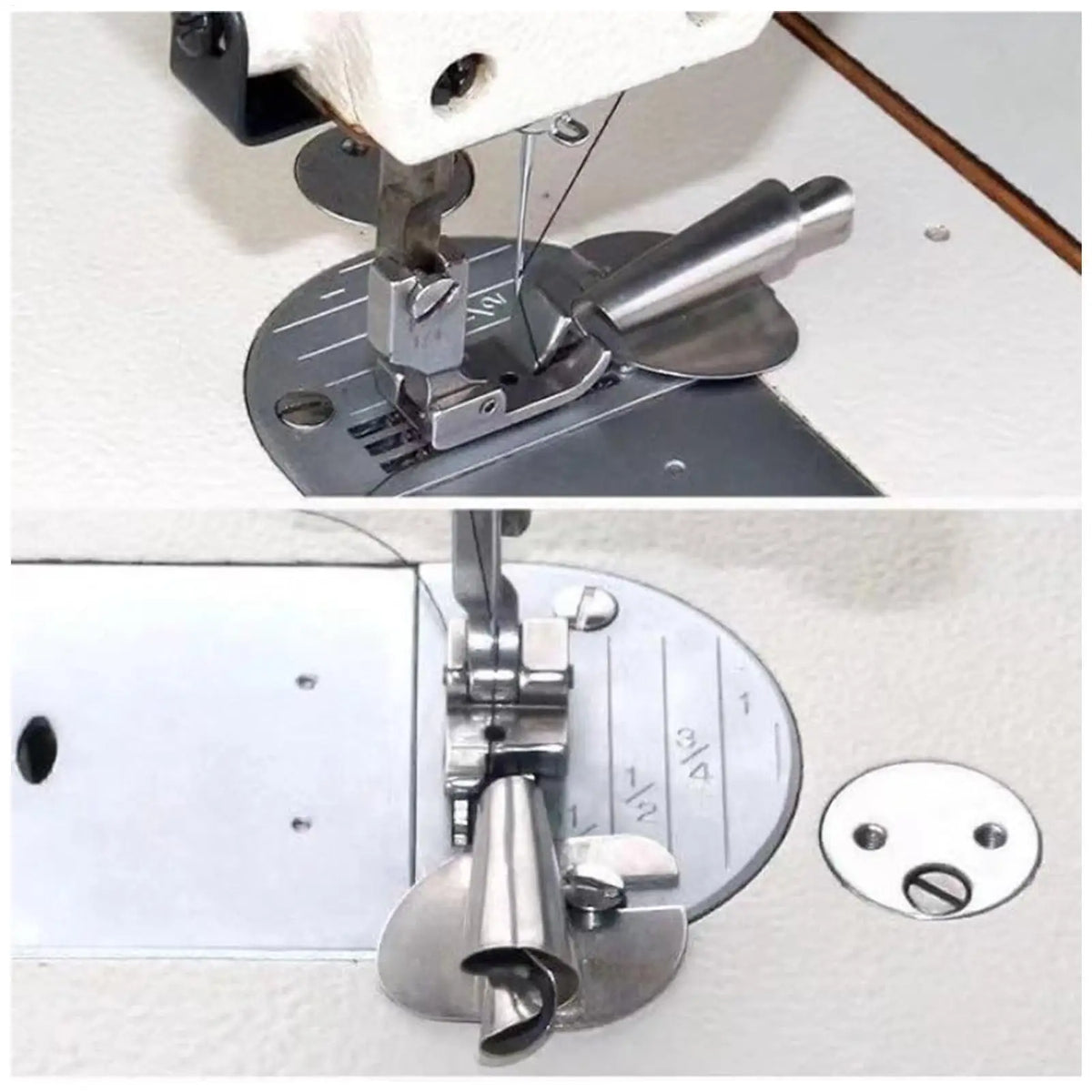 Rolled Hem Presser Foot 3–10mm Stainless Steel Universal Sewing Sewing Presser Foot Babs