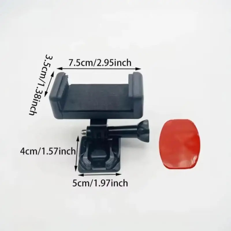 Motorcycle Helmet Phone Mount with VHB Adhesive & 360° Clip Helmet Phone Mount Babs