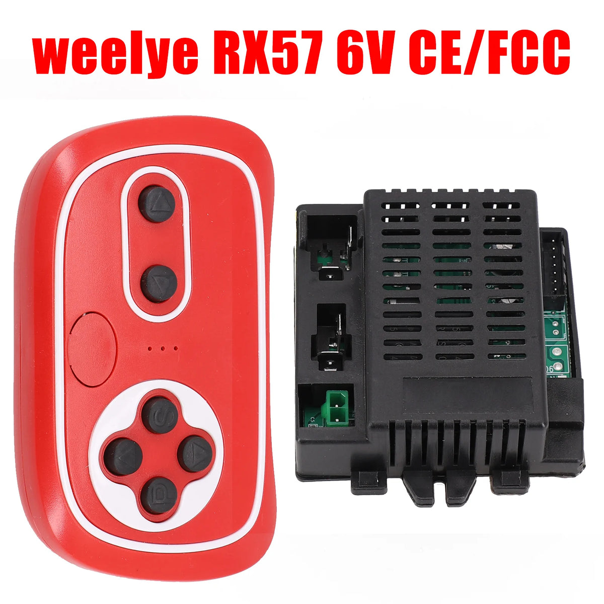 Weelye RX57 6V 12V Kids Electric Car Receiver & 2.4G Transmitter Ride-On Car Parts Babs