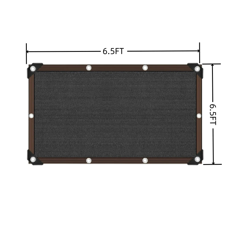 Black Shade Cloth Mesh Cover with Grommets – Pergola & Garden Garden Shade Cloth Babs