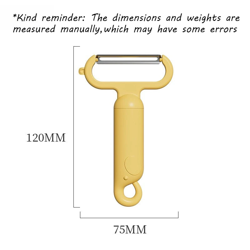 Elephant Handle Stainless Steel Fruit & Vegetable Peeler Vegetable Peeler Babs Yellow