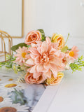 Artificial Silk Rose Flowers 1/3PCS – Wedding & Home Décor Artificial Silk Flowers Babs Champagne 3PCS