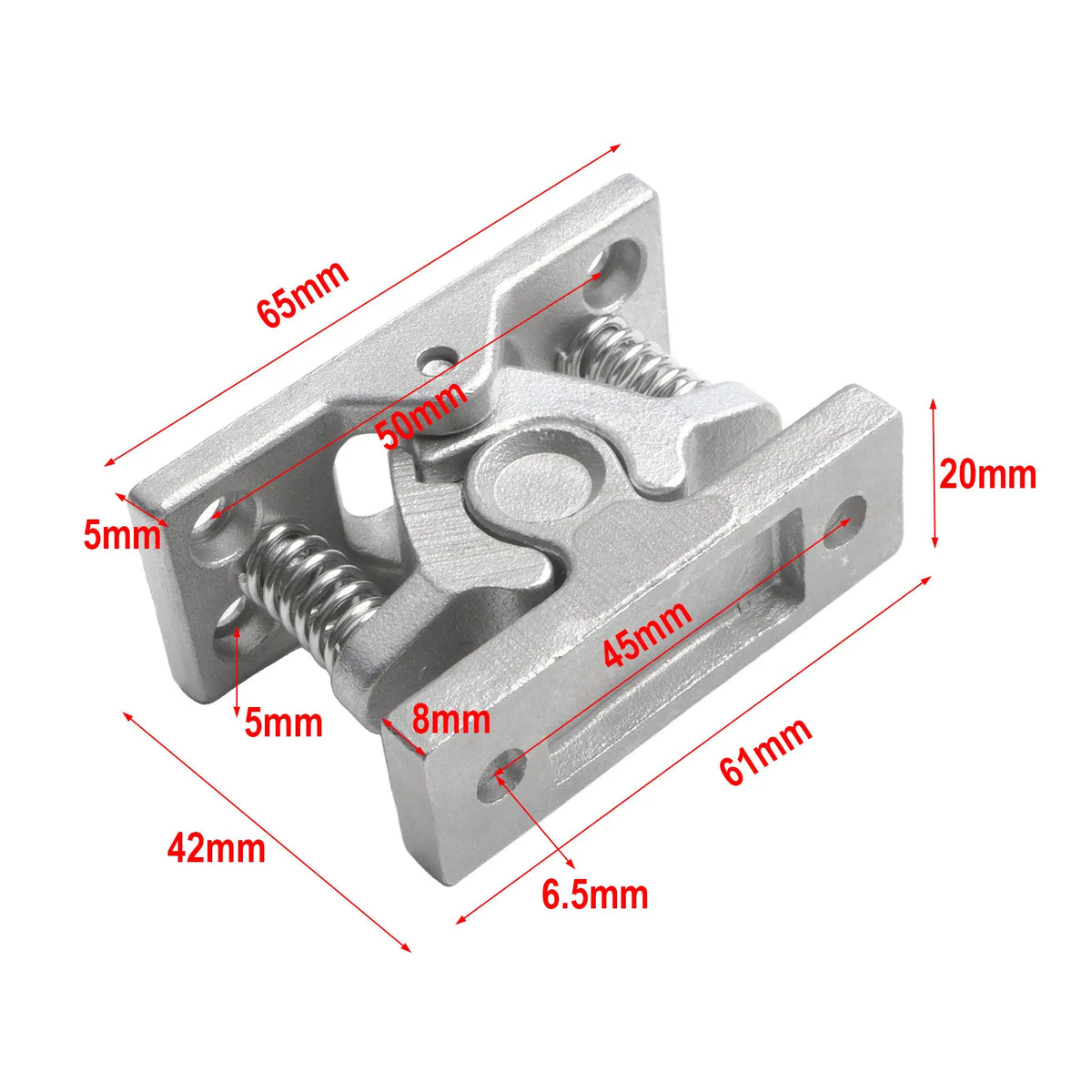 Double Roller Spring Loaded Door Catch for RV Camper Boat Door Catch Latch Babs
