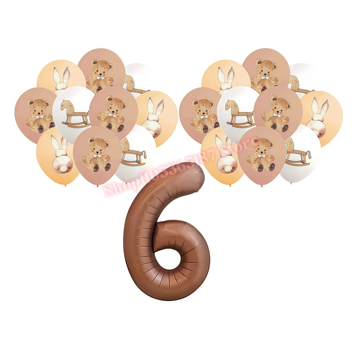 Hello Baby Gender Reveal Party Kit – Balloons, Banner & Decor Party Decoration Kit Babs 19pcs Balloons-6 others