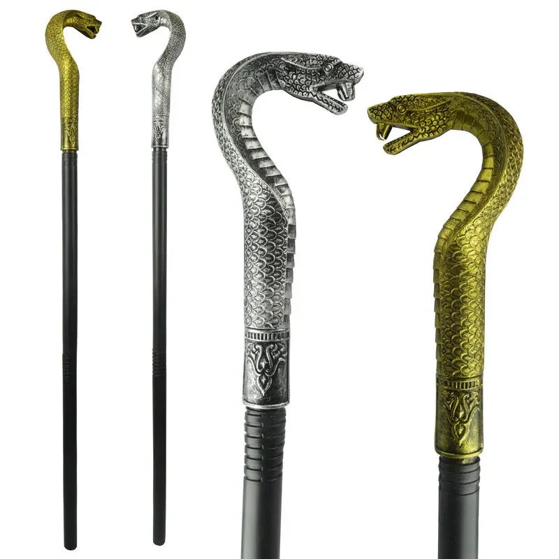 Halloween King Scepter Cosplay Props – Snake, Claw & Ball Costume Scepter Prop Babs