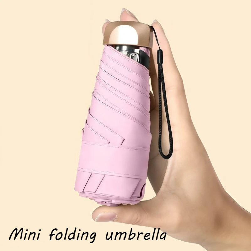 Pocket Capsule Umbrella – UV Protection Sun & Rain Parasol Portable Capsule Umbrella Babs
