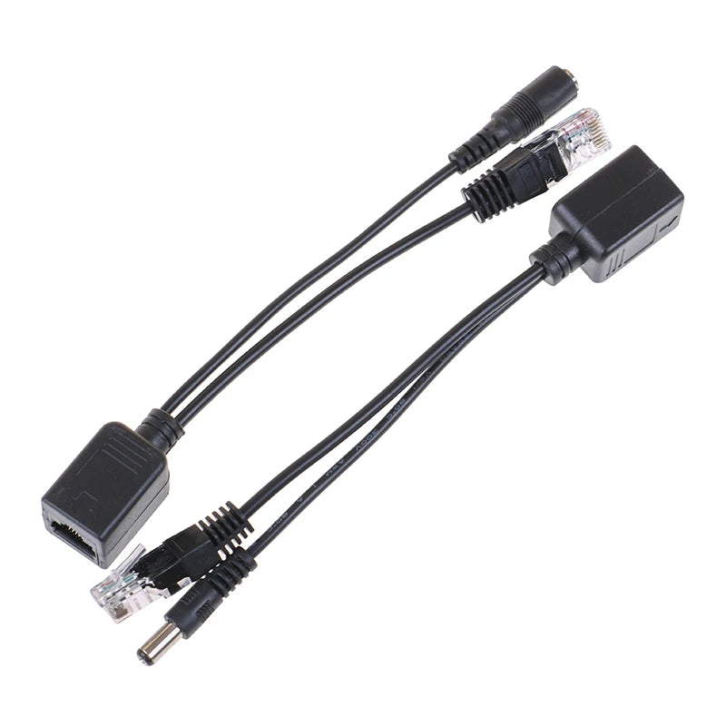 Passive PoE Adapter Kit – RJ45 Splitter & Injector Set PoE Adapter Kit Babs