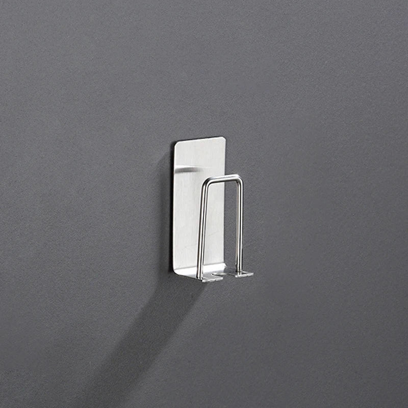 Wall Mounted Stainless Steel Toothbrush & Cup Holder Toothbrush Cup Holder Babs Sliver 2pcs