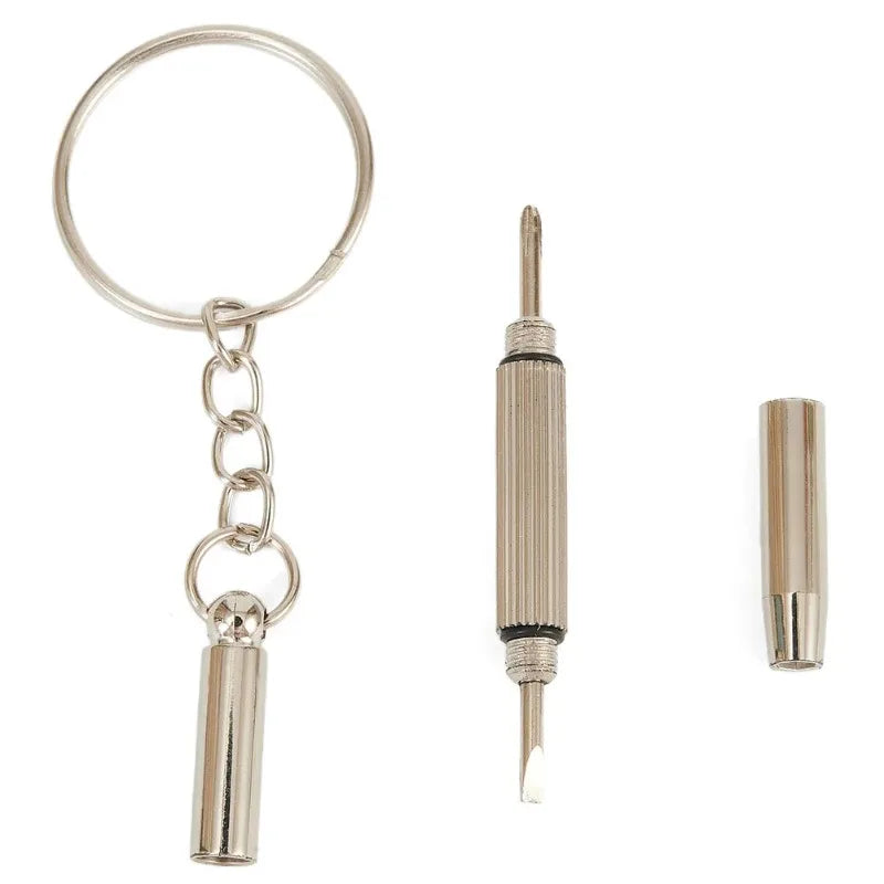 3-in-1 Mini Precision Screwdriver Keychain for Glasses & Phones Precision Screwdriver Set Babs