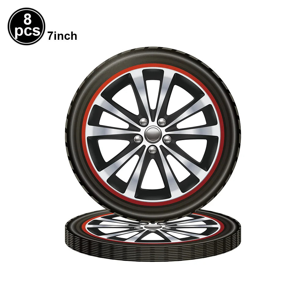 Race Car Tire Paper Napkins – Birthday & Baby Shower Party Supplies