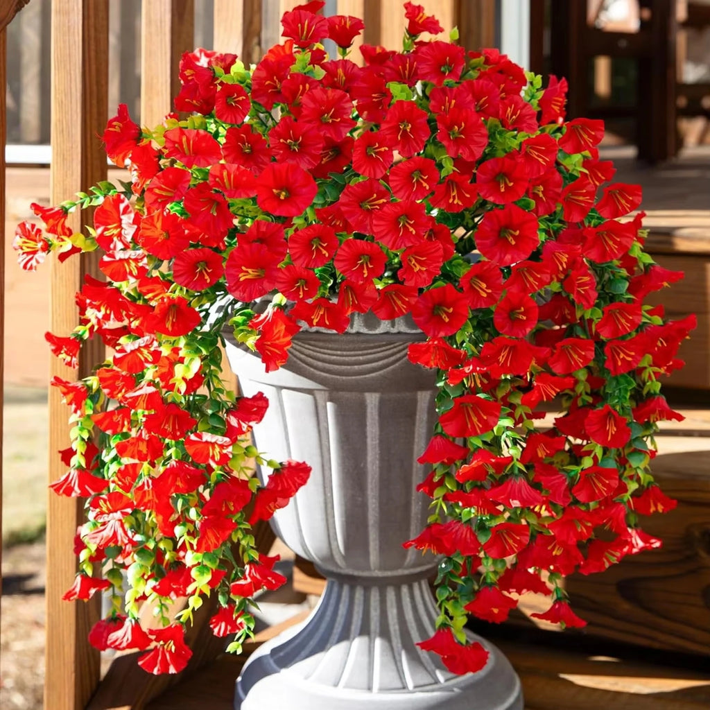 Artificial Morning Glory Vine Flowers – Wedding & Home Decor Artificial Flower Vine Babs