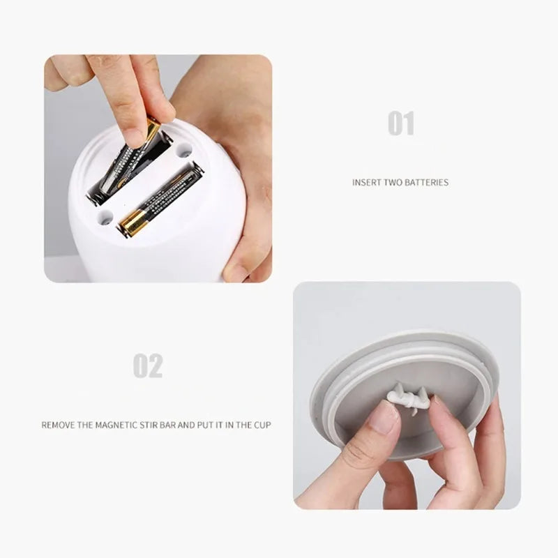 380ml Self-Stirring Magnetic Mug – Smart Coffee Mixer Cup Self-Stirring Mug Babs