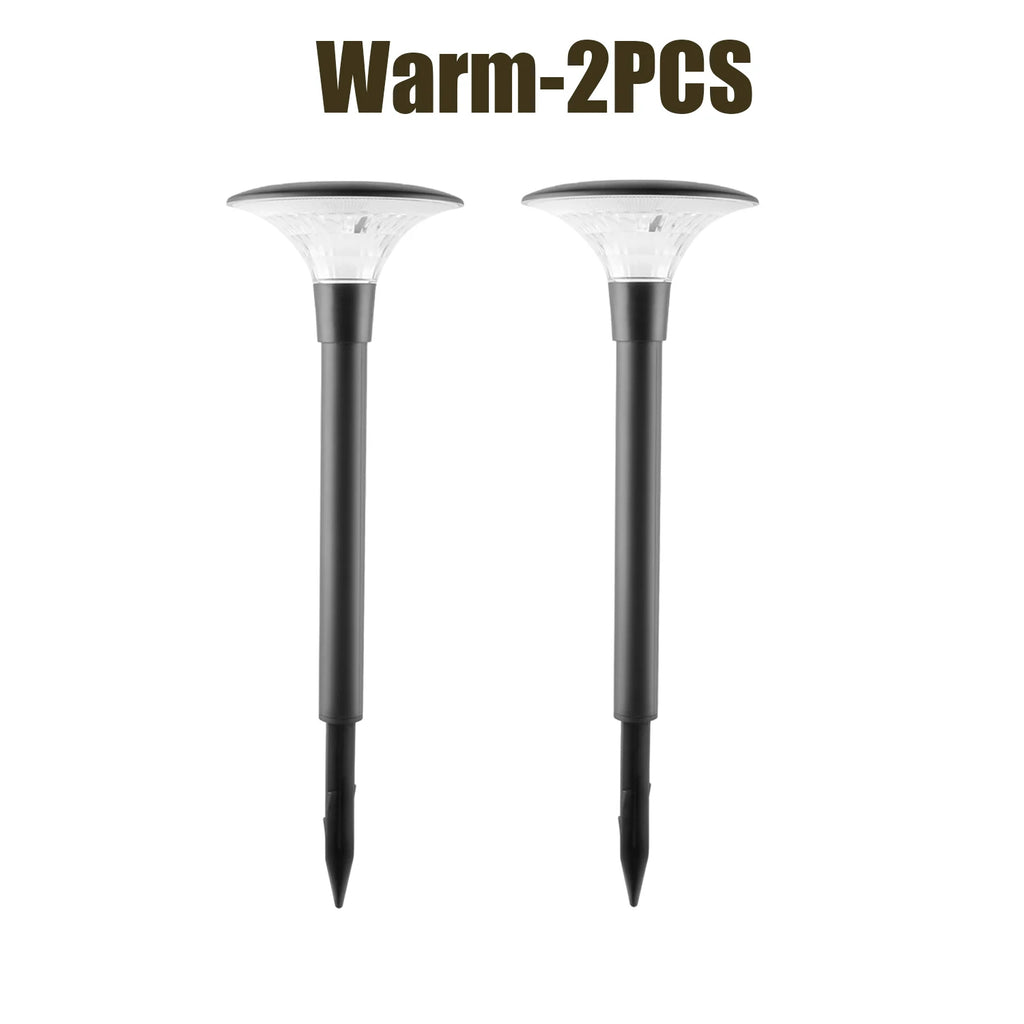 Solar Garden Stake Light – Outdoor Pathway Landscape Lawn Lamp Solar Stake Light Babs Warm 2PCS