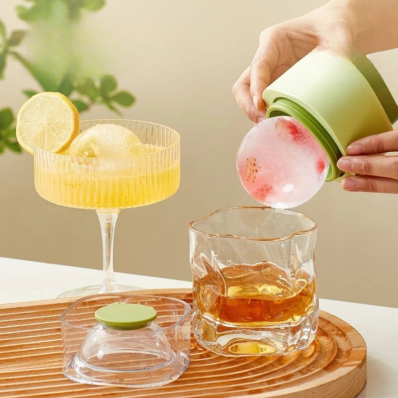 Silicone Ice Ball Mold – Large Round Ice Maker for Whiskey Ice Ball Mold Babs