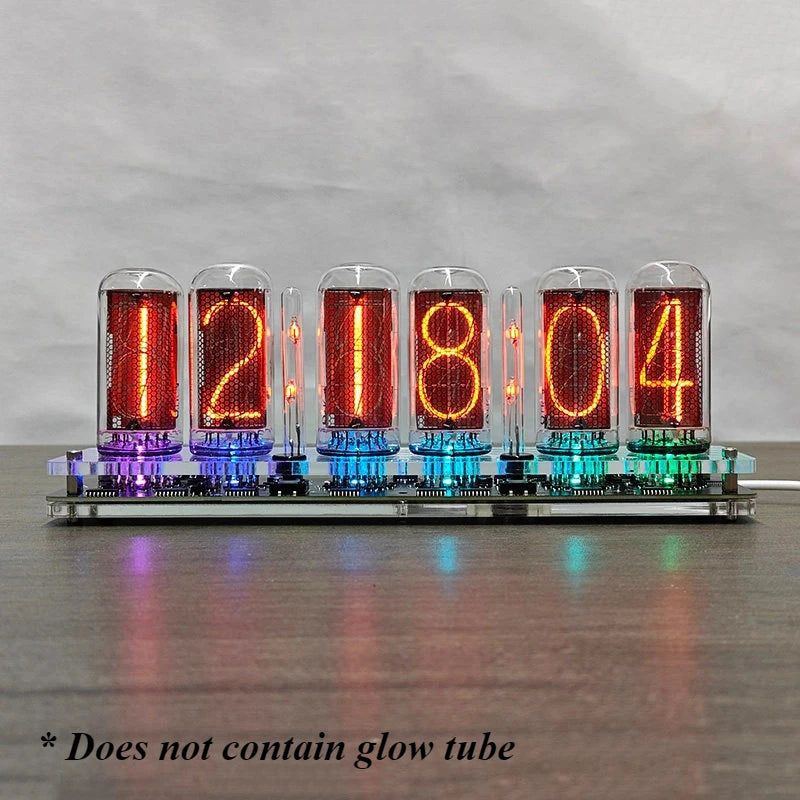 IN-18 Nixie Tube Clock Motherboard Base – 6-Position DIY Desktop Nixie Tube Clock Base Babs