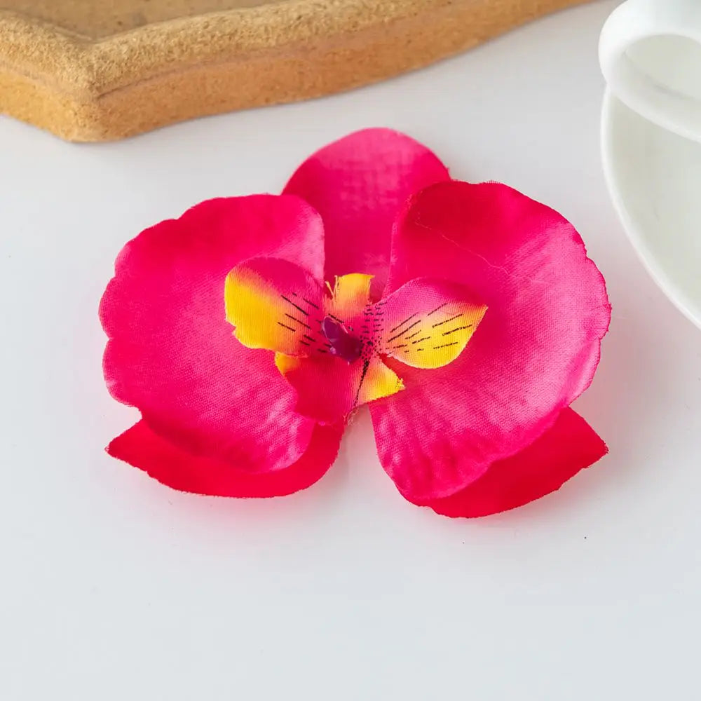 Silk Moth Orchid Artificial Flowers 5/10pcs – Wedding & Home Décor Artificial Silk Flowers Babs 6 5pcs