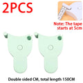 Portable Soft Retractable Measuring Tape 1.5M – Inches & CM Soft Measuring Tape Babs 2pcs Green cm
