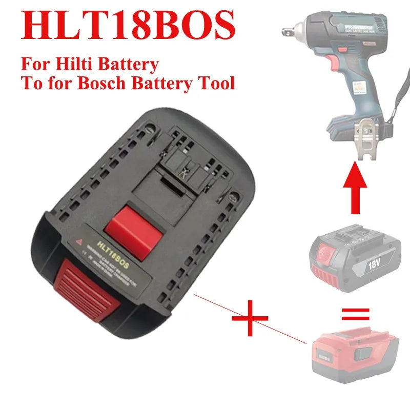 Hilti B22 22V Battery Adapter for DeWalt Milwaukee Bosch 18/20V Battery Adapter Babs