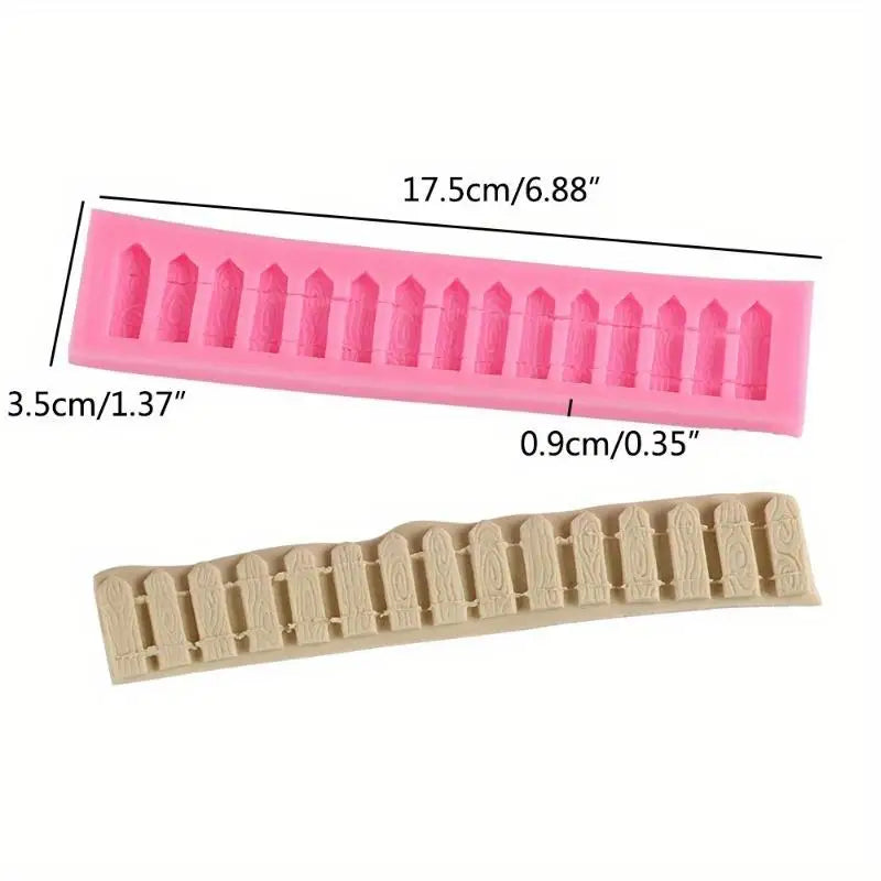 Silicone Fondant Cake Fence Mold – DIY Baking Decoration Cake Decorating Mold Babs