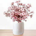 Silk Peach Blossom Artificial Flowers – Wedding & Home Décor Artificial Silk Flowers Babs Pink 1 pc