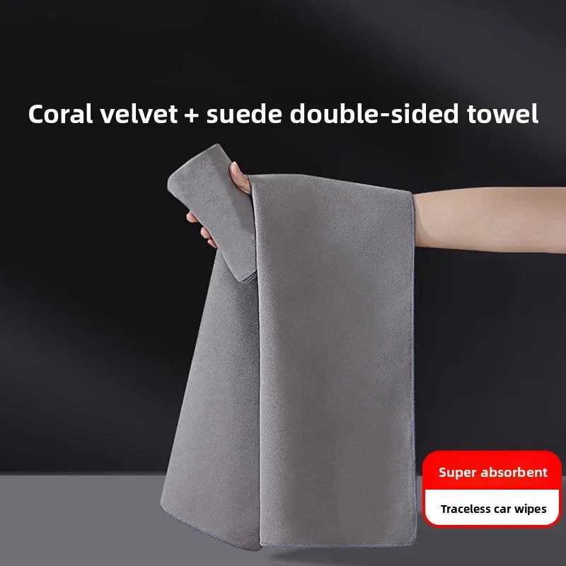 Premium Microfiber Car Wash Towels – Dual-Sided, Super Absorbent Car Wash Towel Babs