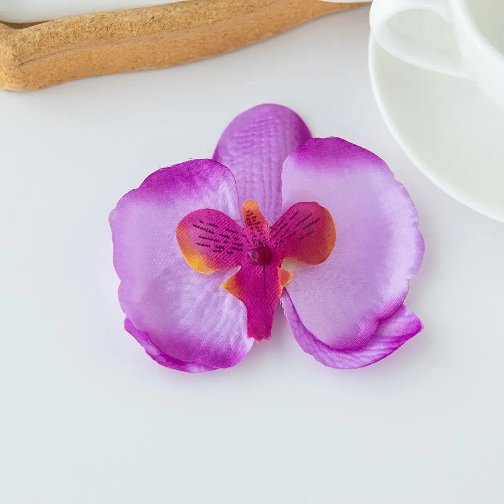 Artificial Silk Orchid Flowers 20/40 Pcs – DIY Décor & Crafts Artificial Flower Heads Babs color 2 20 pcs