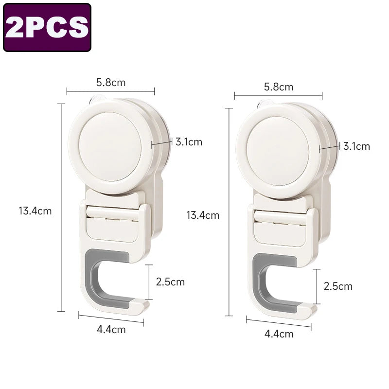 Suction Cup Mop & Broom Holder Wall Mount Rack Organizer Wall Mount Organizer Babs 2pcs