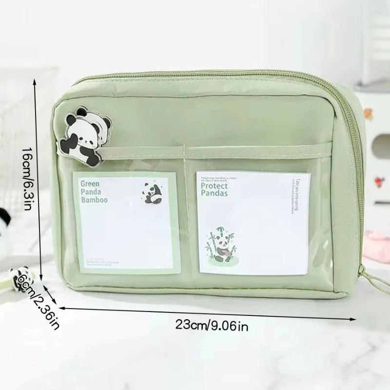 12-Layer Panda Pencil Case – Large Capacity Stationery Organizer Pencil Case Organizer Babs