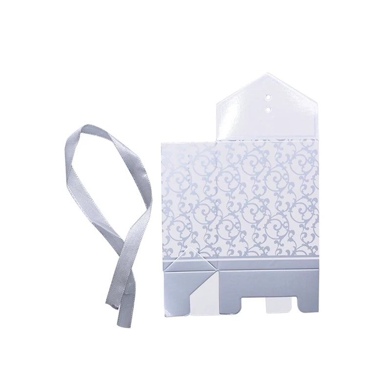 10Pcs Gold Silver Paper Candy Boxes – Wedding Party Favors Party Favor Boxes Babs