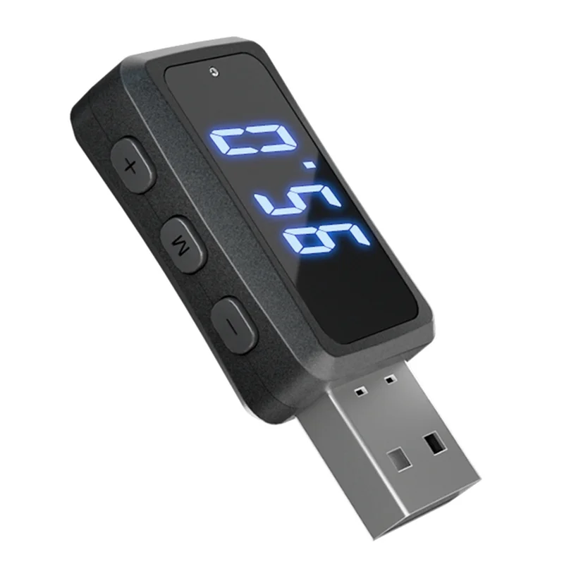 Bluetooth 5.3 Car FM Transmitter – USB, Hands-Free, LCD Car FM Transmitter Babs