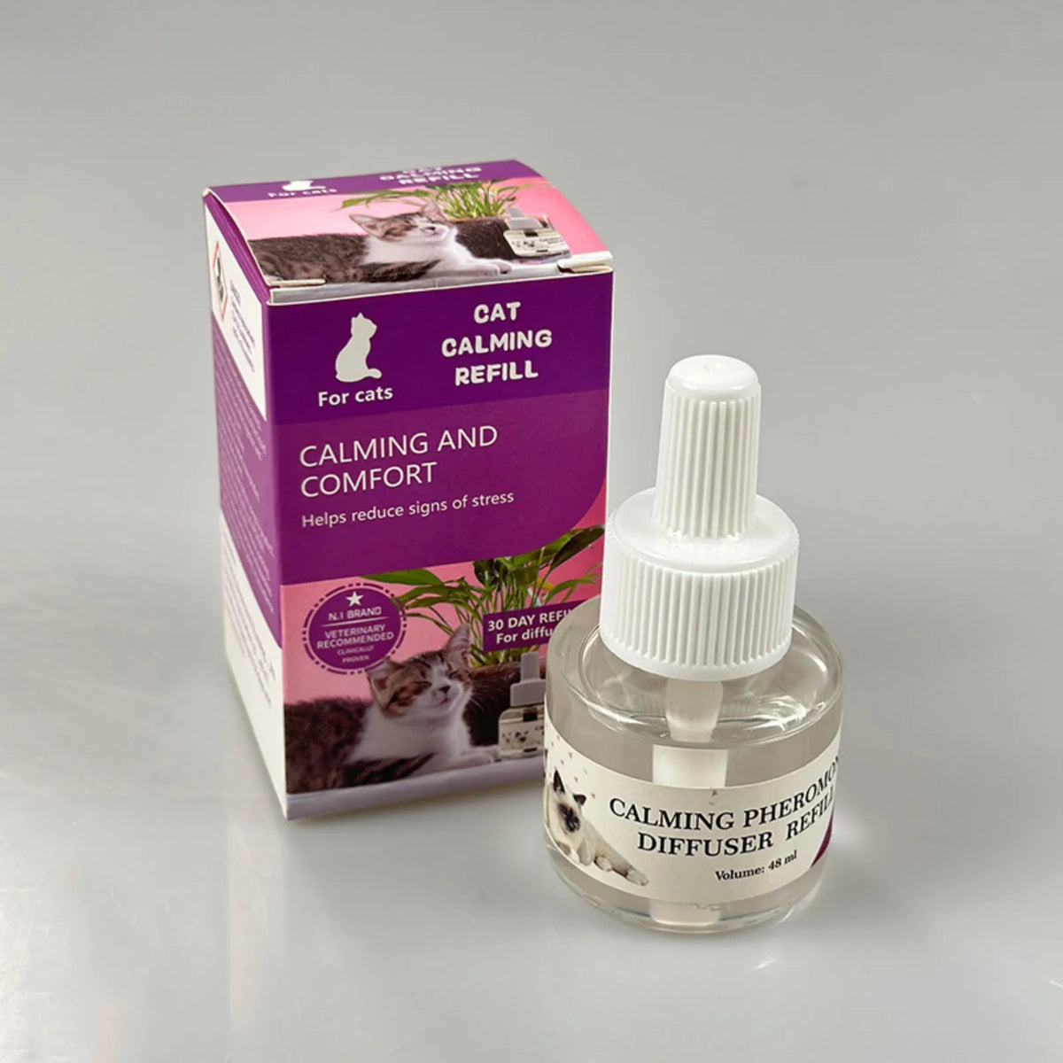 48ml Cat Pheromone Calming Spray – Reduce Scratching & Marking Cat Calming Spray Babs