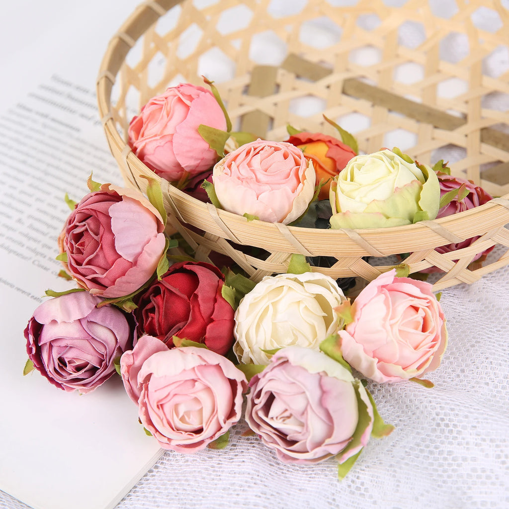 Artificial Silk Rose Flower Heads – Wedding & DIY Decor Artificial Silk Flowers Babs