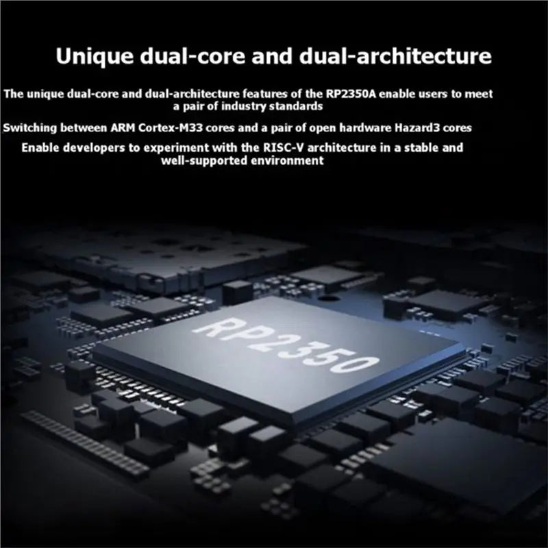 RP2350A USB-C Dev Board 2-Pack | Raspberry Pi MCU Mini Board Microcontroller Dev Board Babs