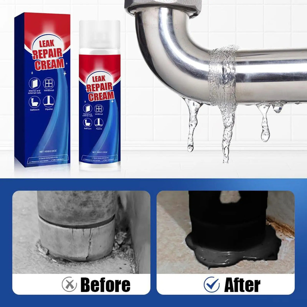 Waterproof Sealant – Flexible Crack Filler for Pipes & Walls Waterproof Sealant Babs