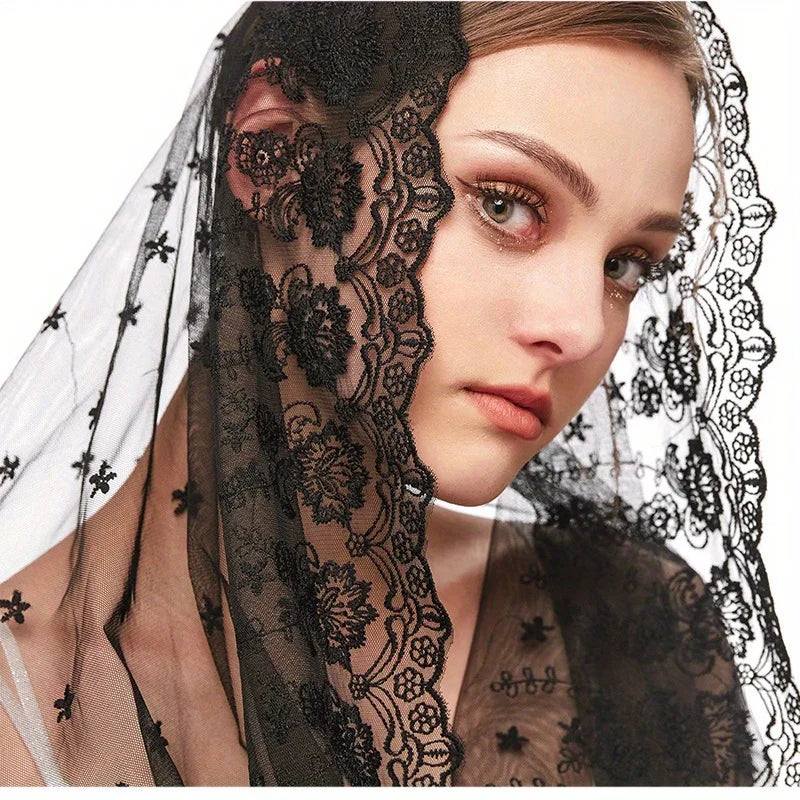 Lace Bridal Hair Veil – Women's Wedding & Party Headdress Bridal Hair Veil Babs