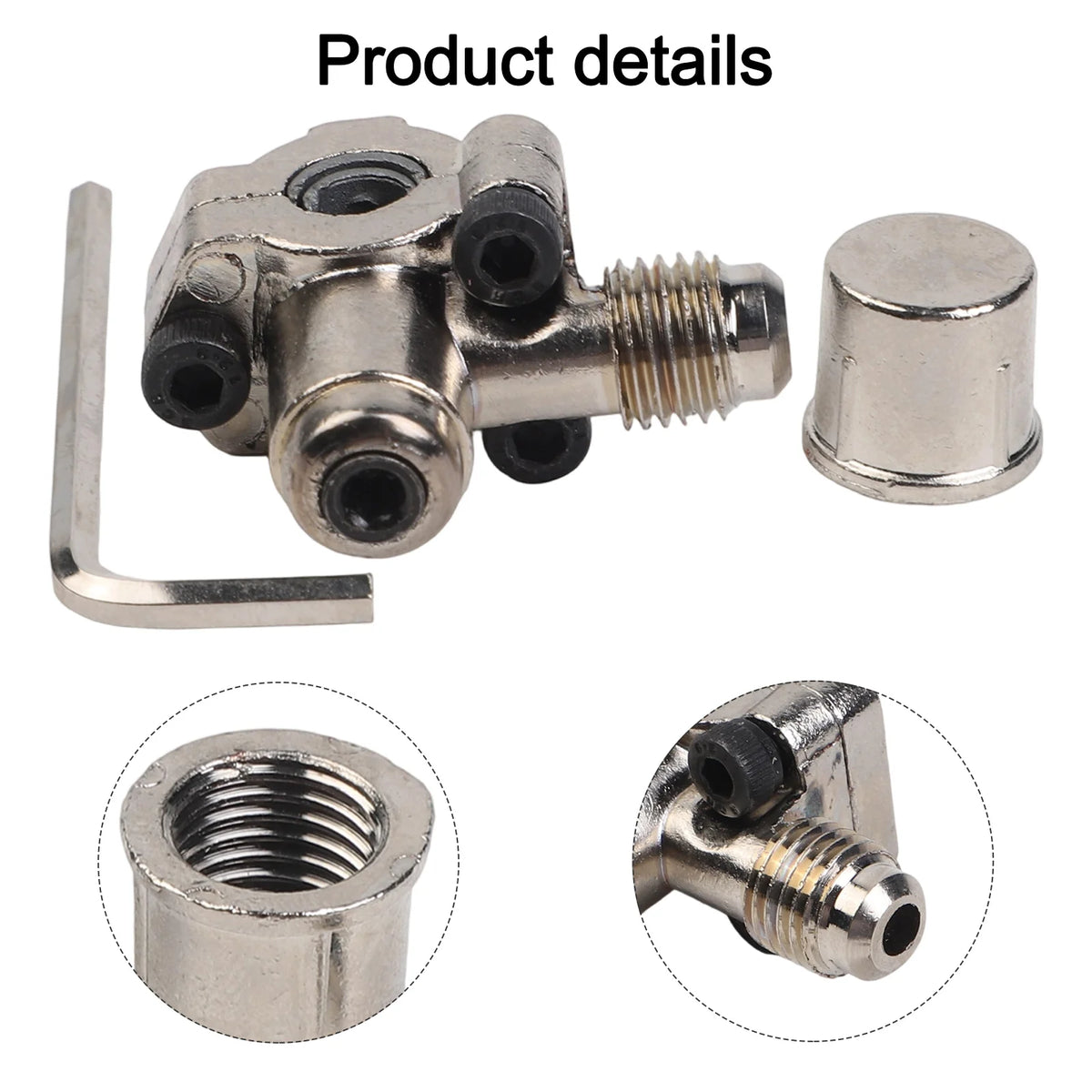 3-in-1 Line Piercing Valve Kit 1/4 5/16 3/8" with Spanner Line Piercing Valve Babs